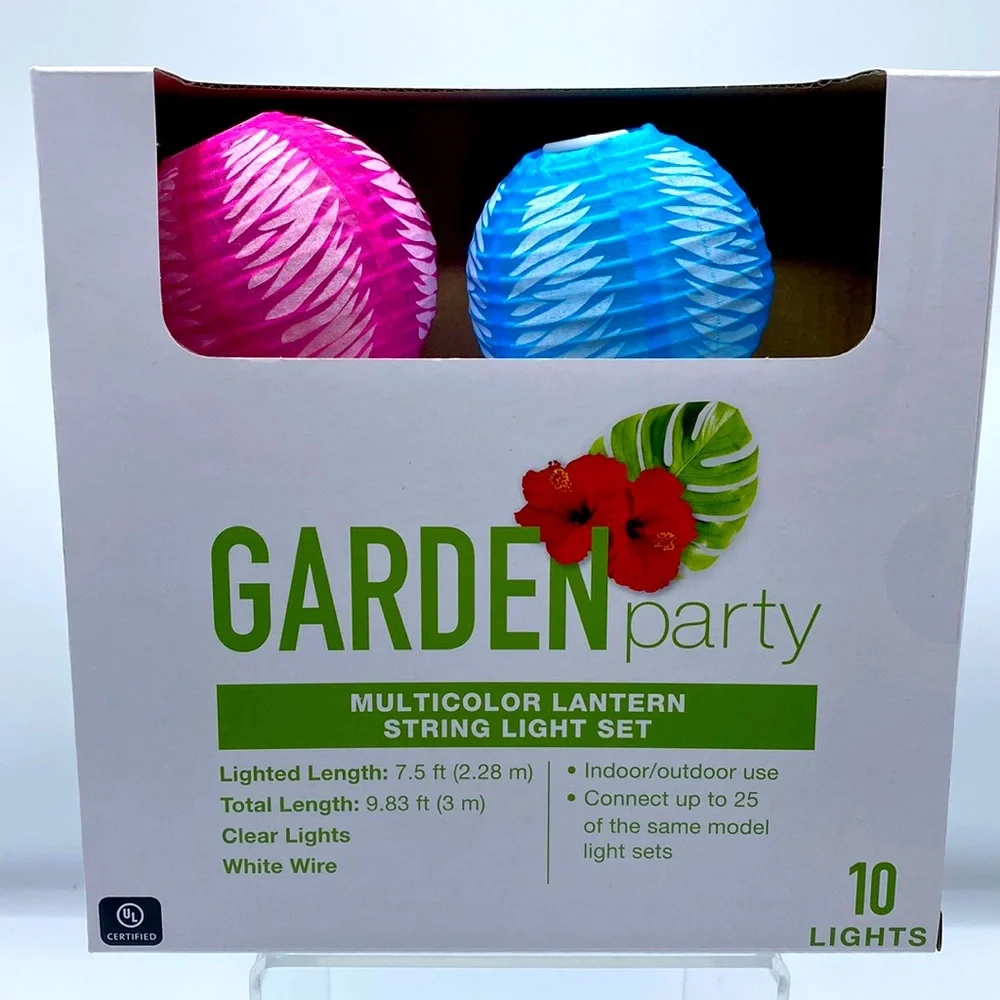 Multicolor Lantern String Light Set